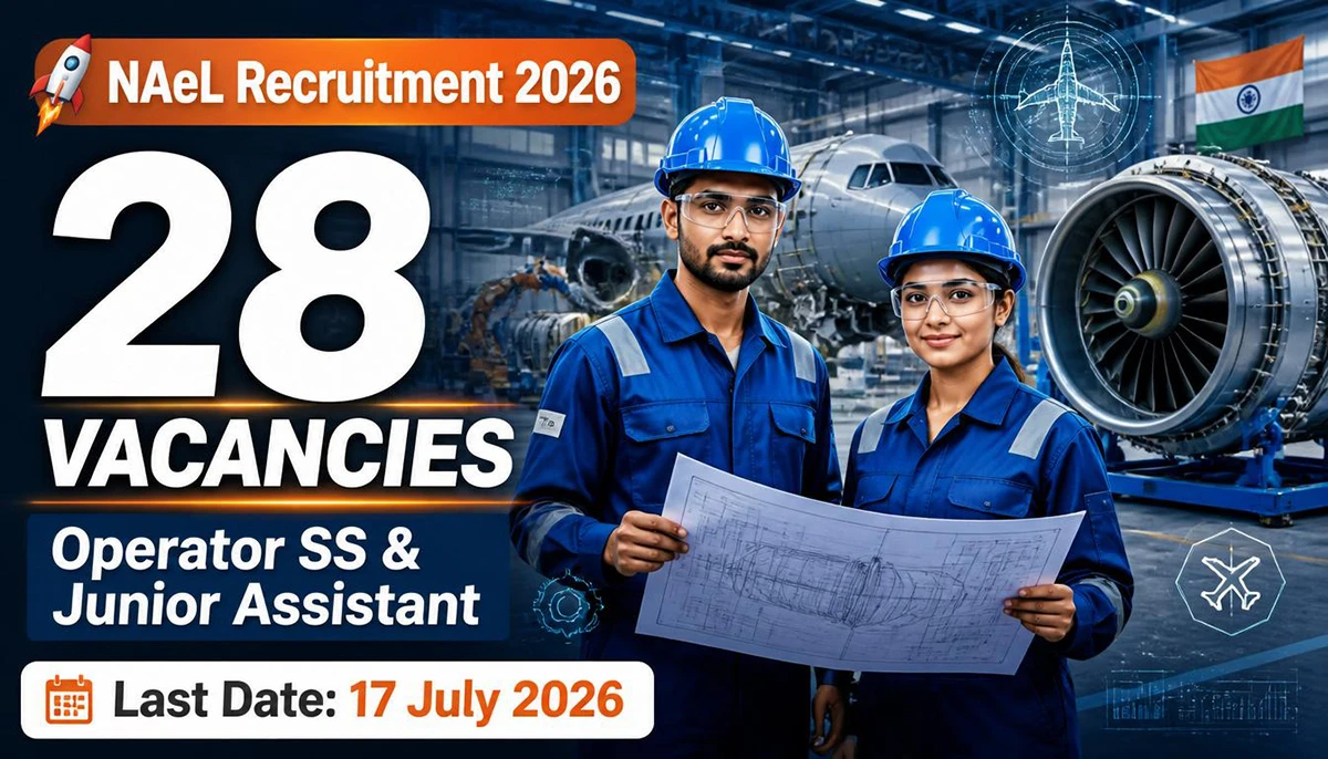 NAEL Naini Aerospace Recruitment 2026 – Operator और Junior Assistant के 28 पदों पर निकली भर्ती, जल्दी करें आवेदन